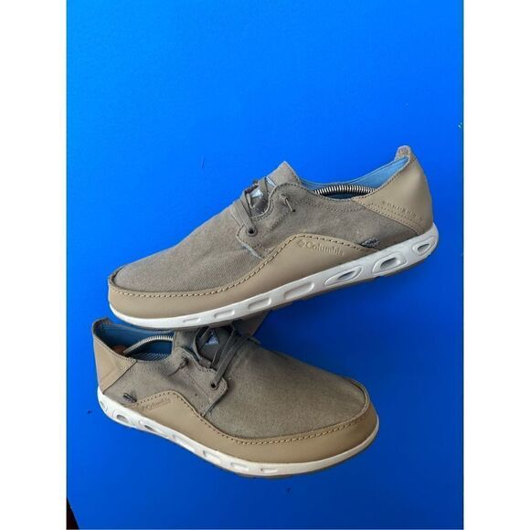 Columbia PFG Boatdrainer II Boat Shoes Mens Size 12 M Tan BM1020-214 Tech Lite - Picture 3 of 7